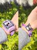 Correa de nailon elástica para reloj inteligente Z9/Z8/Z7/Z6, tejida para niños Q1A/Z1/D3