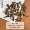 Café Escuro Natural Casca de Coco Peças Triangulares Dente de Cachorro Peças Quadradas Flores Feitas à Mão Peça de Botão Colar Acessórios para Joias DIY