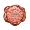 Adesivo de lacre de cera bordô cintilante Série de Natal convite de envelope decoração de garrafa de vinho adesivo de vedação