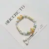 Pulsera de Cerámica Jingdezhen Nueva Historieta China Pulsera Boutique Venta al por Mayor Estudiante Joker Explosiones Puesto del Mercado Nocturno Pulsera
