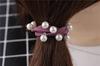Venta Caliente Perla Doble Capa Fina Cuerda para el Cabello Anillo para el Cabello Pequeño Chanel Elegante Lindo Anillo para el Cabello Moda Adorno para la Cabeza Femenino Accesorios para el Cabello