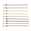 Cadena de Cuentas de Hierro de Tamaño y Color Personalizados Cadena de Cuentas Onduladas de 10 cm Accesorios de Moda Cadena para Ropa Zapato Sombrero Etiqueta Cadena Llavero