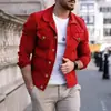 Chaqueta casual de moda europea y americana para hombre primavera/otoño, cárdigan para hombre de color liso ajustado con cuello alto, chaqueta casual deportiva para hombre