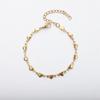 Pulsera de oro de 18k Jin Yiyuan acero inoxidable chapado al vacío joyería Joker amor/corazón/cuentas, etc.