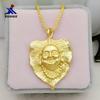 Explosões Transfronteiriças Latão Banhado a Ouro Fosco Pingente Maitreya Feminino Galvanizado Ouro Imitado Primeira Joia Entidade E-commerce Fornecimento