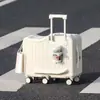 Maleta Infantil de 6 Ruedas Transfronteriza de 20 pulgadas para Equipaje de Mano con Función para Montar, Maleta Pequeña de Carrito con Contraseña, Equipaje de Viaje Personalizado
