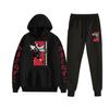 Comercio Exterior Nuevo Demon Slayer Espada Exterminadora de Fantasmas Conjunto de Dos Piezas de Pantalón de Sudadera con Capucha para Pareja