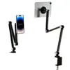Soporte de Mesa para Tableta junto a la Cama, Brazo de Disparo Aéreo para Escritorio, Soporte Universal Ajustable para Transmisión en Vivo, Gadget para Personas Perezosas, Soporte para Teléfono