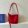 Bolso de cubo de gamuza de moda para mujer, nuevo modelo 2026, bolso de hombro para el trabajo, bolso tote de gran capacidad para el trabajo, transfronterizo