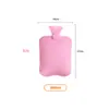 Nova Bolsa de Água Quente Listrada Portátil Bolsa de Água Quente com Injeção de Água de PVC Aquecedor de Barriga Mão Bolsa de Água Quente com Injeção de Água Aquecedor de Cama