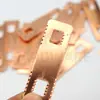 Conexión de Puente Dentado Lámina de Cobre Canaleta para Cables Lámina de Cobre para Puesta a Tierra Cable de Puente Anti-Estático Lámina de Cobre M8 Engrosada Lámina de Puesta a Tierra para Puente