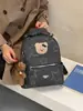 Mochila Linda de Conejito Estilo Coreano con Lunares, Mochila Simple de Gran Capacidad y Ligera para Salir, Bolso Escolar para Estudiantes Niñas