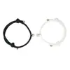 Pulsera de pareja con atracción magnética Runxin, moda simple, pulsera de empuje y extracción, cuerda de mano de Milán para comercio exterior transfronterizo de Europa y Estados Unidos