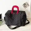 Bolsa de viaje expandible para viajes cortos, gran capacidad, bolsa deportiva ligera de lunares para yoga, baile, fitness, bolsa de almacenamiento de equipaje para mujer