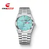 Reloj de pulsera de cuarzo para hombre de marca suiza, clásico, ultradelgado, de aleación, con pantalla luminosa, calendario, correa redonda de acero, reloj de dropshipping transfronterizo