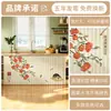 Cortina Decorativa para Porta de Cozinha Cortina Meia Japonesa Cortina de Tecido Cortina Divisória Sem Furo Uso Doméstico