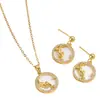 Cobre Chapado en Oro de 18 Quilates Signos del Zodíaco Europeo y Americano 12 Piscis Nácar Colgante de Joyería Nicho Creativo Collar de los Doce Signos del Zodíaco