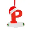 Decoración Navideña 2D Transfronteriza Letras Árbol de Navidad Colgante Yikoulian 26 Letras Decoración Navideña Festiva para el Hogar