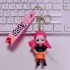 Chaveiro Popular Demon Slayer Transfronteiriço Pingente de Anime Coreano Kpop Chaveiro de Mochila de Estudante Mercadoria de Demon Slayer