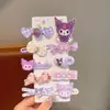 Presilha de Cabelo de Gatinho em Acrílico Doce, Fofa e Estilosa para Meninas, Grampo Versátil para Decoração de Franja