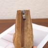 Sapatos Infantis 2025 Outono Couro Nobuck Estilo Coreano Moda Meninas Mary Jane Botas de Couro Botas de Cano Alto Estilo Western Botas de Princesa
