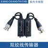 Monitorización Transmisor Analógico de Alta Definición Par Trenzado Cable de Red Fuente Conector BNC Tarjeta Tipo Convertidor de Videovigilancia