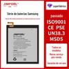 Para Samsung S6E/S7E/S8 /S9/S10 /NOTE5/8/9/W2016/W2018 bateria do telefone móvel