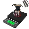 Nueva báscula de café de mano con temporizador de 3 kg, báscula de alimentos con temporizador, báscula de café, báscula de cocina, báscula de repostería