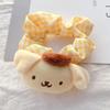 Japonés Lindo Dibujo Animado Yugui Perro Estrella Dailu Tela Lazo Chica Intestino Corazón Anillo para el Cabello Chica Suave JK Accesorios para el Cabello