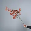 Hojas de planta artificial: hoja de langosta, hoja de boj, hoja de mandarina, hoja individual para arreglos florales, esquejes, decoración de jarrones y paisajismo