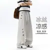 Pantalones casuales holgados retro americanos para hombres y mujeres, pantalones rectos holgados de marca moderna, estilo otoño e invierno, estilo estudiante, elegantes pantalones largos de pierna ancha