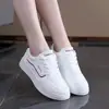 W003 Modernos y Sencillos Zapatos de Piel con Suela Suave para Niñas, Temporada Primavera y Otoño 2026, Tenis Casuales Versátiles y a la Moda
