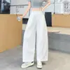 Pantalones de Mujer 7/8 Pierna Ancha 2026 Nuevo Estilo Verano, Pantalones Casuales de Corte Curvo con Caída, Sueltos, Adelgazantes, de Secado Rápido, Pantalones Finos para el Trabajo
