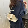 2025 Moda Estilo Coreano Comutador Grande Capacidade Nova Tendência Casual Simples Bolsa Carteiro Uma Alça Transversal Pequena Quadrada