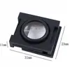 Lupa Óptica de Cristal K9 20X para Ver Ojos de Palomas, Totalmente Metálica, 70% de Descuento Apilable, para Inspección de Sellos y Telas
