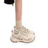 Zapatos populares para mujer 2026 otoño nuevos zapatos de papá zapatos de senderismo para exteriores zapatos para correr casuales de malla transpirable zapatos deportivos