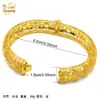 Pulsera de Aleación Chapada en Oro de Venta Caliente Novia de Dubái India Lujo Ligero para Mujer Boda Oro Arena Pulsera Joyería Al por Mayor