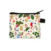 Bolsas de Navidad Transfronterizas Bolsas de Navidad Estilo Nuevo Bolsos para Niños Caricatura Mini Billetera Tarjeta Linda Estampada