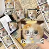Rivales Mortales Pegatinas de Gatitos Pegatinas de Emoticonos de Mascotas Lindas Pegatinas en Rollo Pegatinas de Decoración para Diario Infantil Pegatinas para Decoración de Salón de Clases de Estudiantes Accesorios para Bromas