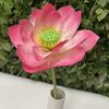 Filme combinado Lótus folha de lótus flor de lótus decoração de casa flor artificial flor para Sal do Buda sala de estar piscina flor decorativa