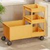 Estante para guardar bolsas de libros junto al escritorio, estantería debajo del escritorio, organizador de material de estudio para el aula, carrito móvil para bocadillos y juguetes