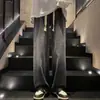 Jeans Retrô Primavera e Outono Masculino Reto Largo Tendência Perna Larga Streetwear Americano Versátil Casual Calça Longa para Homem