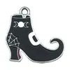 Serie Oscura Calabaza de Halloween Murciélago Lápida Libro Mágico Dijes para Zapatos Aretes de Bricolaje Collar Llavero