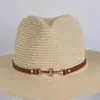 Sombrero Transfronterizo Estilo Étnico Retro con Cubierta de Sombrero de Paja Correa de Sombrero de Vaquero Accesorios de Correa Especiales Encaje Decorativo Retro