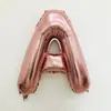 Globos de Letras de 32 pulgadas en Dorado, Plateado, Oro Rosa, Alfabeto Inglés A-Z Globo de Papel de Aluminio Decoración, Venta al por Mayor de Globos Transfronteriza