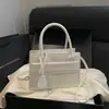 Bolso de Hombro Cruzado de Moda Vintage de Alto Estilo con Patrón de Cocodrilo en Relieve Nuevo Verano 2026