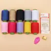 Hilo de coser para el hogar, juego de costura de ropa, manual, para hacer uno mismo, hilo de coser blanco y negro, hilo de coser de color para sutura manual.