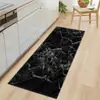 Juego de dos piezas transfronterizo de alfombrillas de cocina de terciopelo de cristal, felpudos antideslizantes para uso doméstico, alfombrillas de suelo especiales largas, absorbentes y resistentes a la suciedad