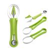 Extractor de Bolas de Fruta Tres en Uno, Cuchara para Melón, Cuchara para Sandía, Herramienta para Pulpa de Fruta, Cuchillo de Tallar, Quitapelotas de Fruta