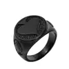 Nuevos anillos de acero inoxidable simples anillo de moda tendencia anillos de acero de titanio para hombres y mujeres venta al por mayor